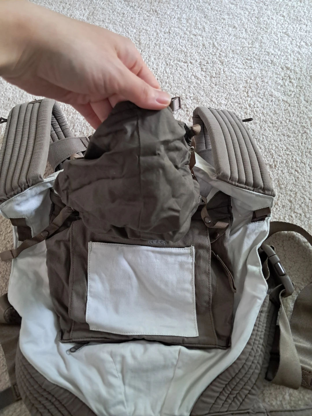 Onya Baby Carrier - Brown and White - photo 4