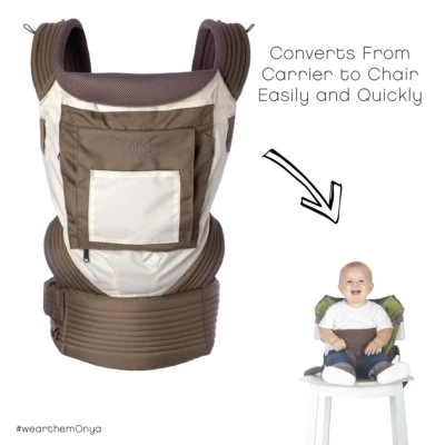 Onya Baby Carrier - Brown and White - photo 2