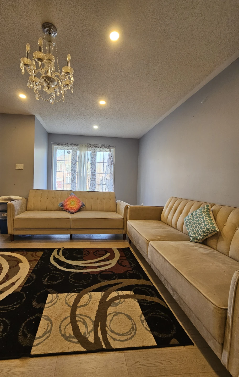 2 Sofa and rug
