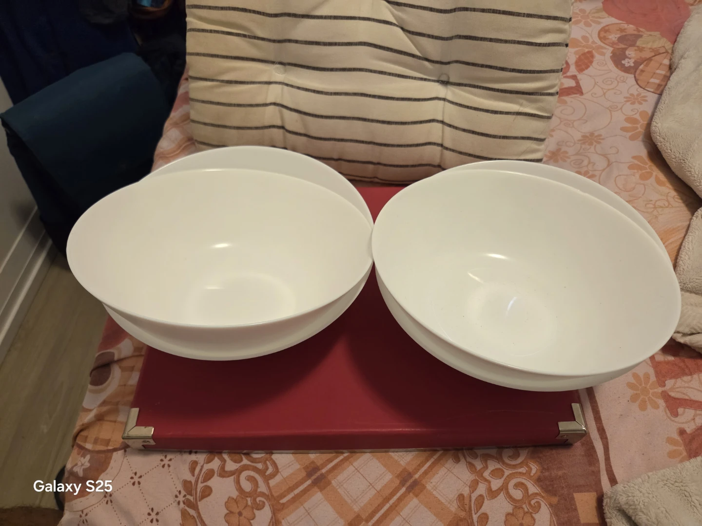 Set of 2 White Serving Bowls - photo 2