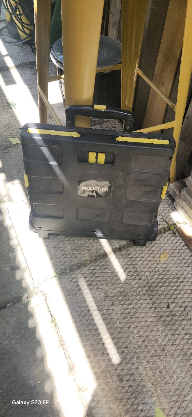 Mount-It! Folding Utility Cart with Wheels