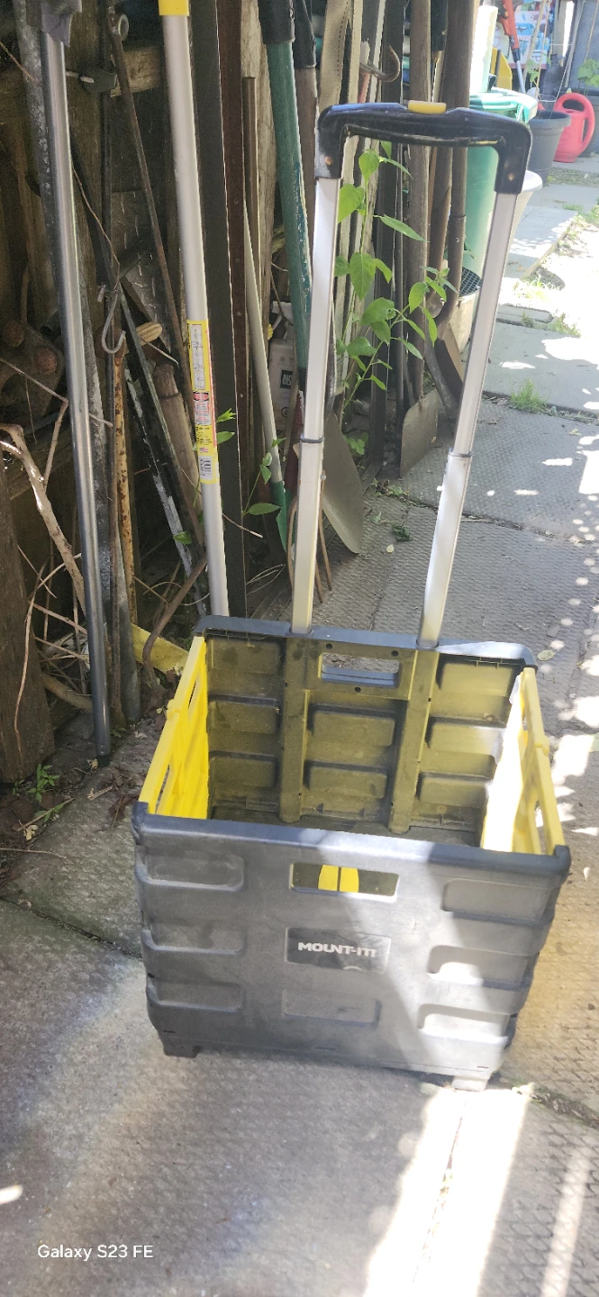 Mount-It! Folding Utility Cart with Wheels - photo 2