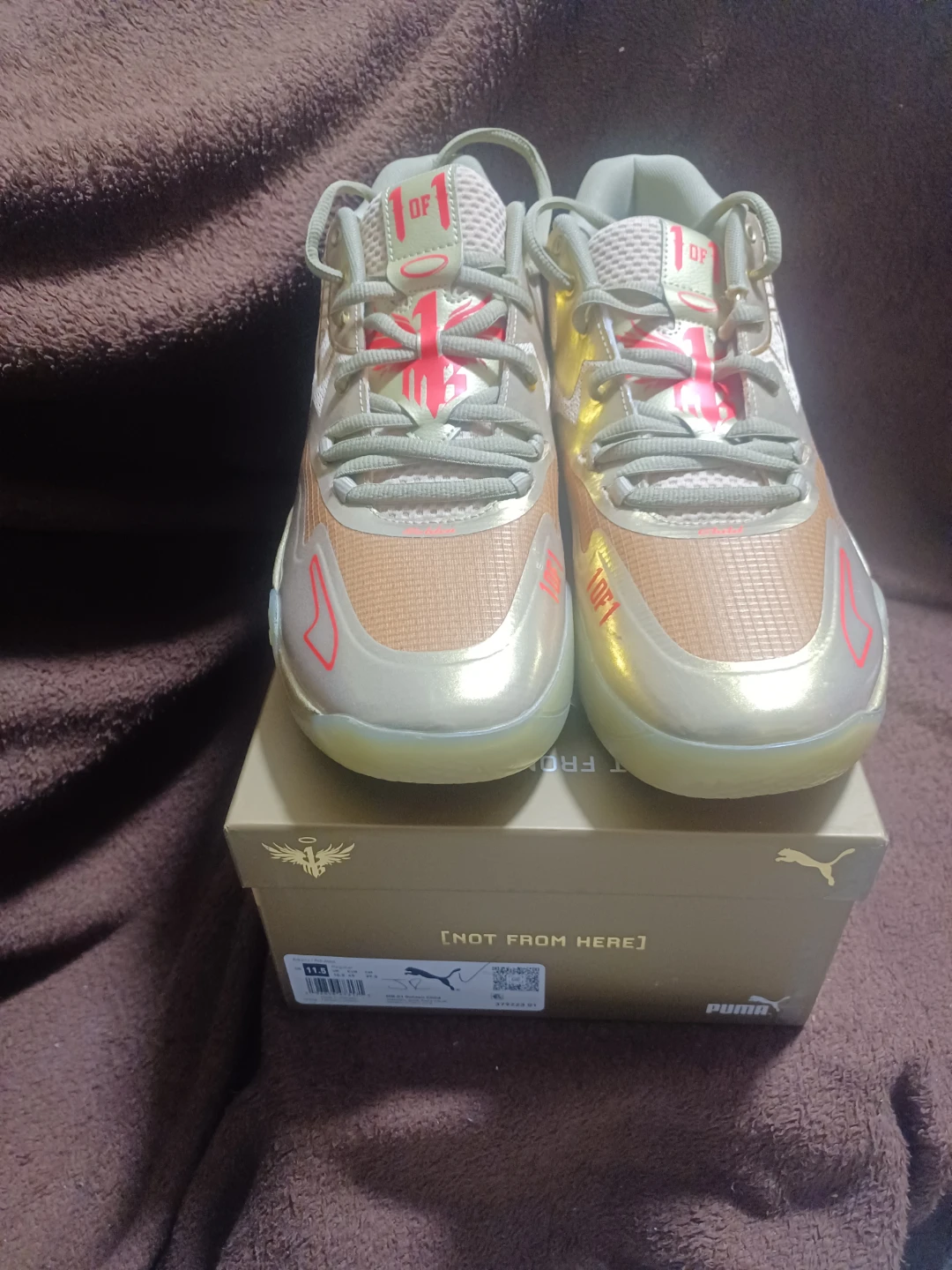 Puma mb.01 golden child size 11.5 - photo 2