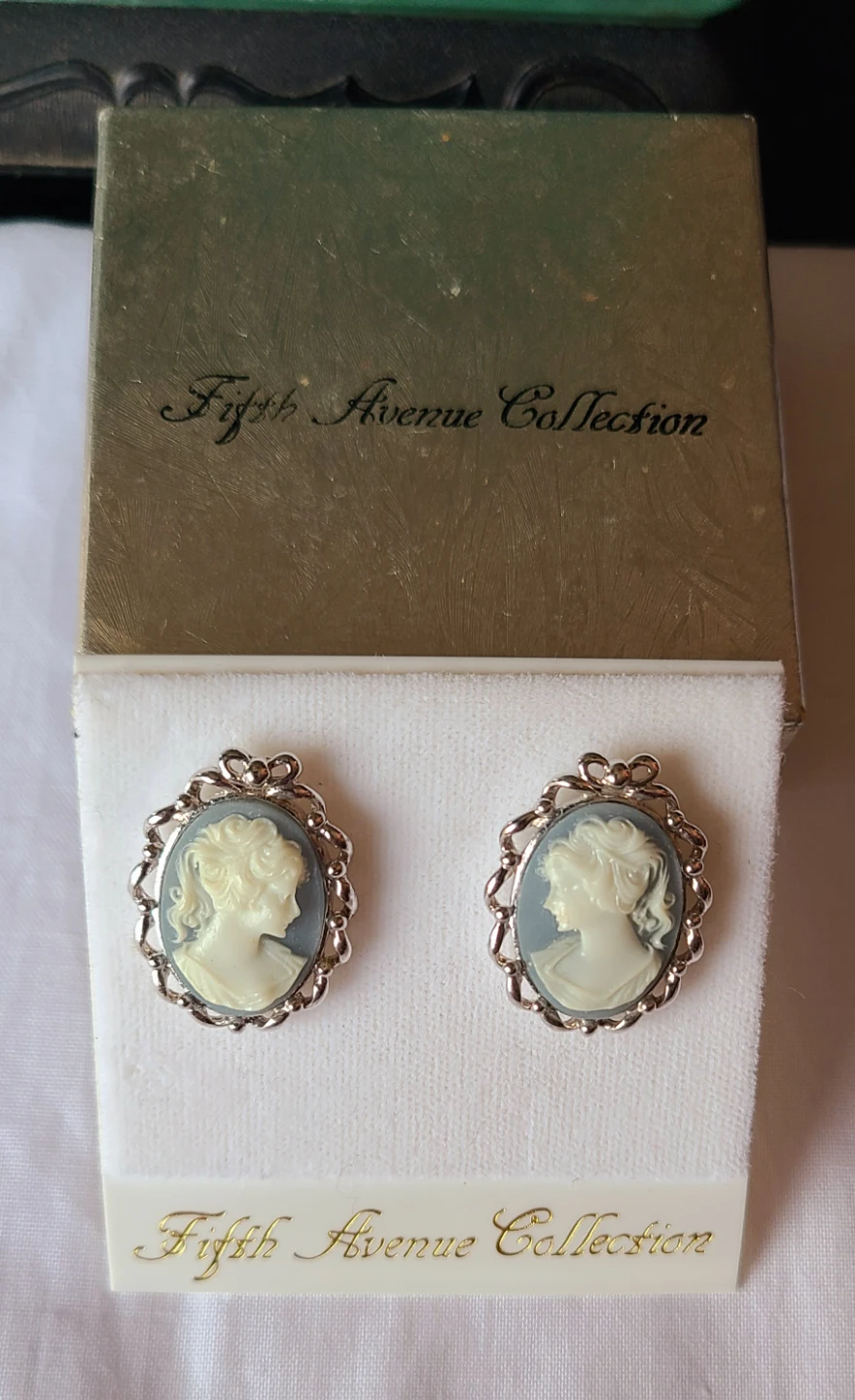 Fifth Avenue Collection Cameo Earrings