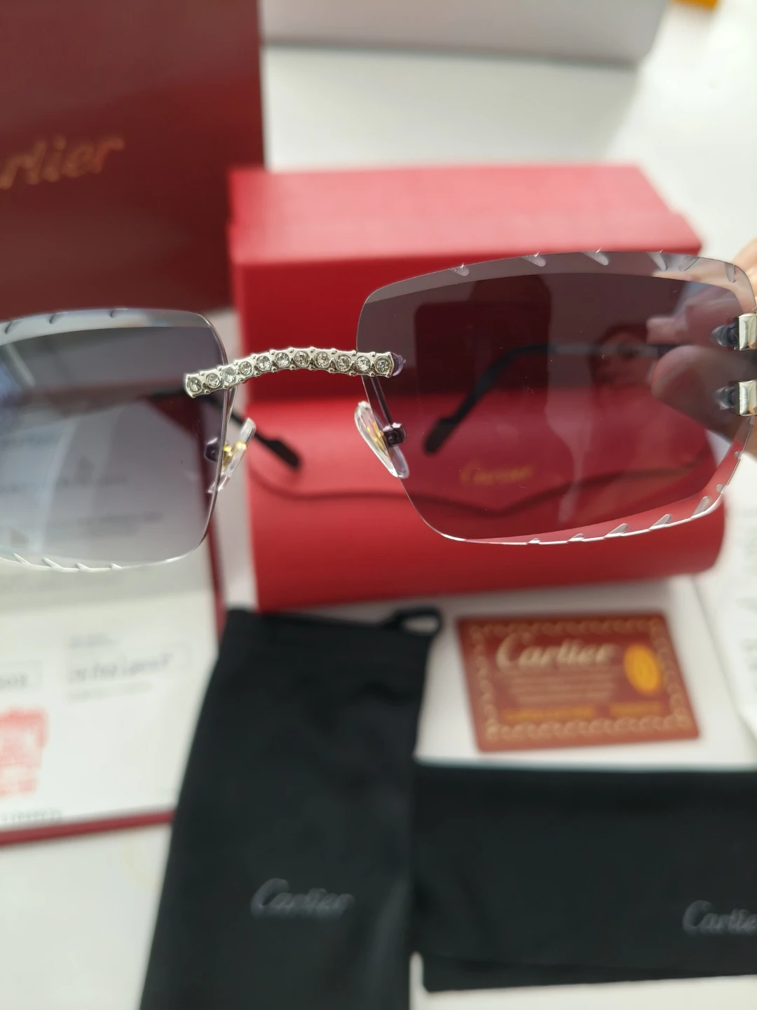 Cartier Rimless Sunglasses - photo 3