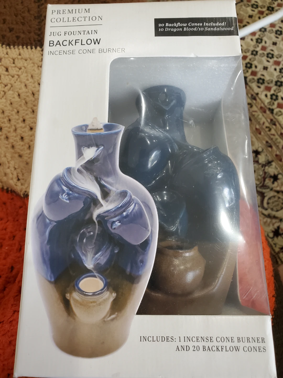 Premium Collection Jug Fountain Backflow Incense Burner