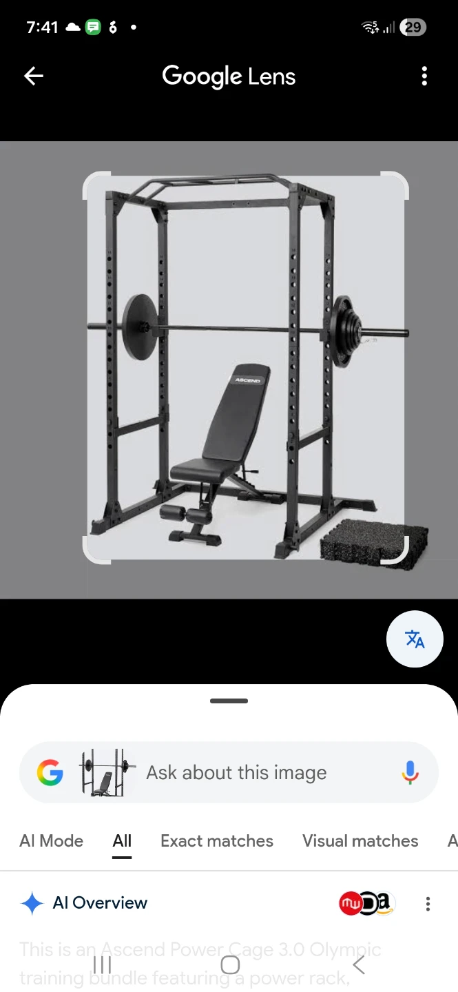 Black Faux Leather Weight Bench