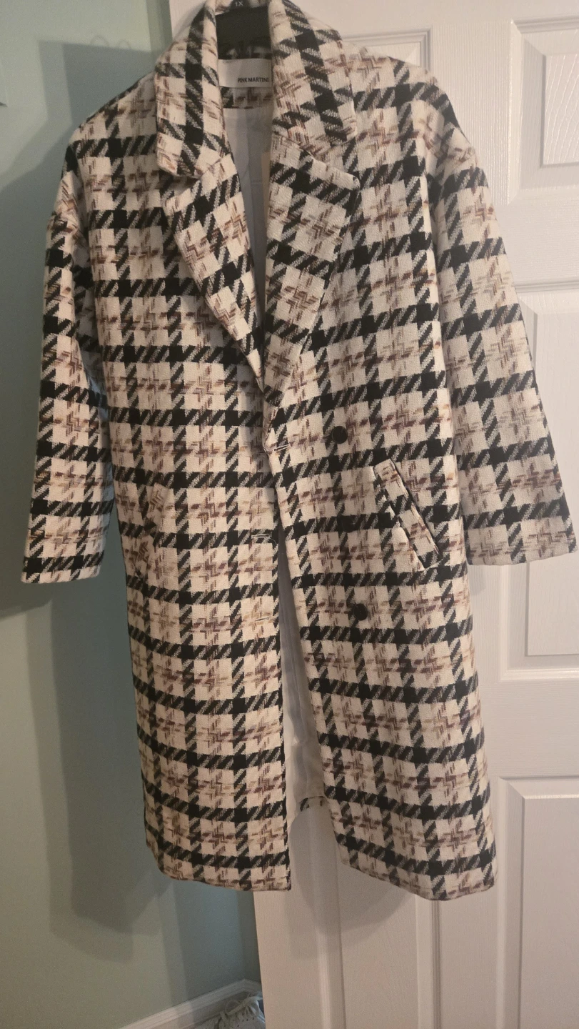 Pink Martini Houndstooth Coat