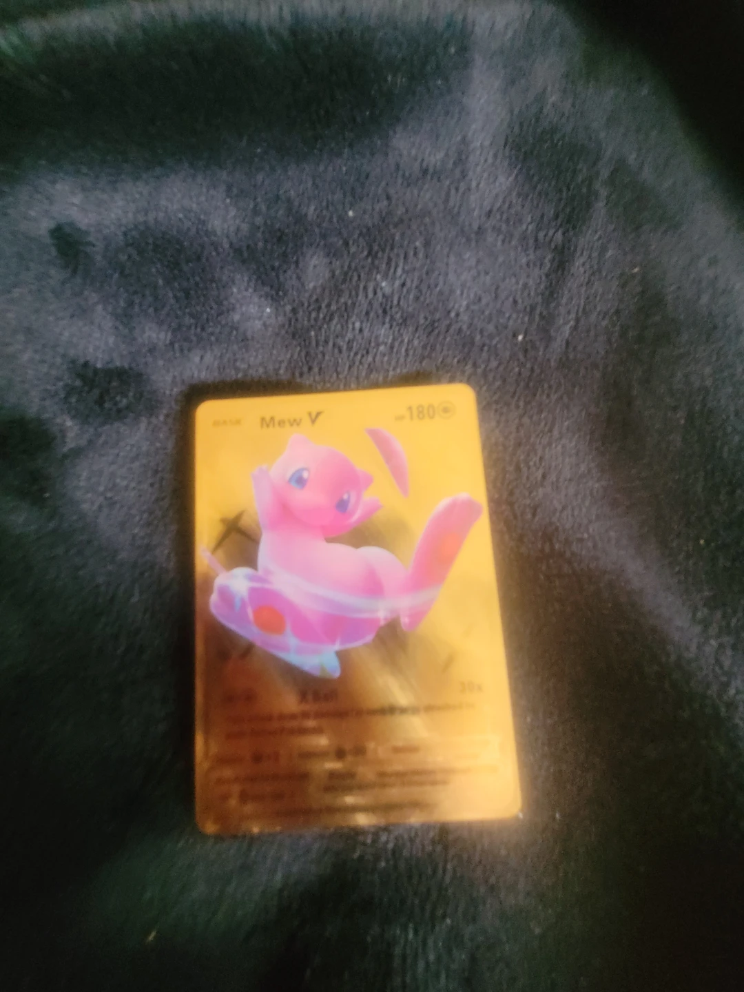 Mew V Gold Card