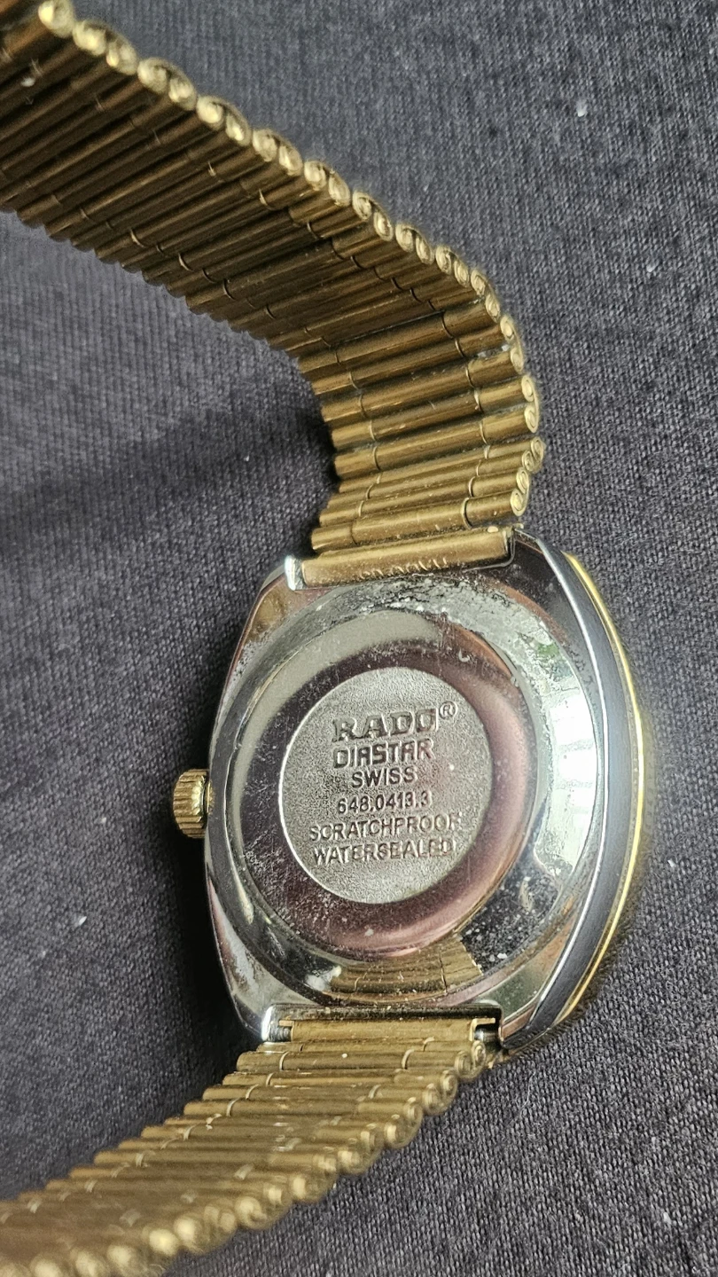 Rado Diastar Swiss Gold Tone Watch - photo 3