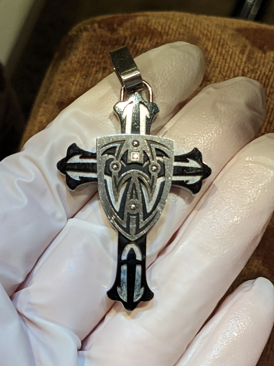Black & Blue Jewelry Co. Cross Pendant