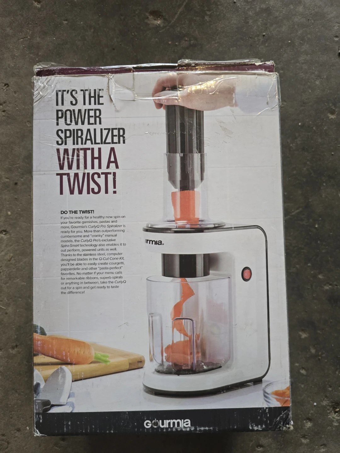 Gourmia Curly Q Pro Electric Spiralizer - photo 2