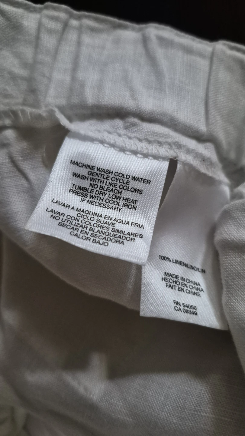 Jones New York White Linen Pants - photo 5