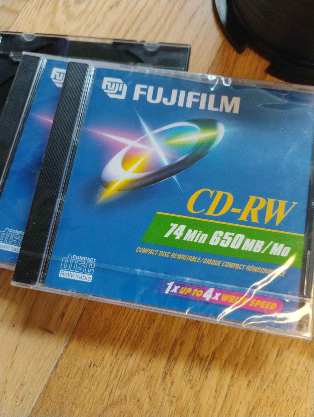 Blank DVDs and CDs