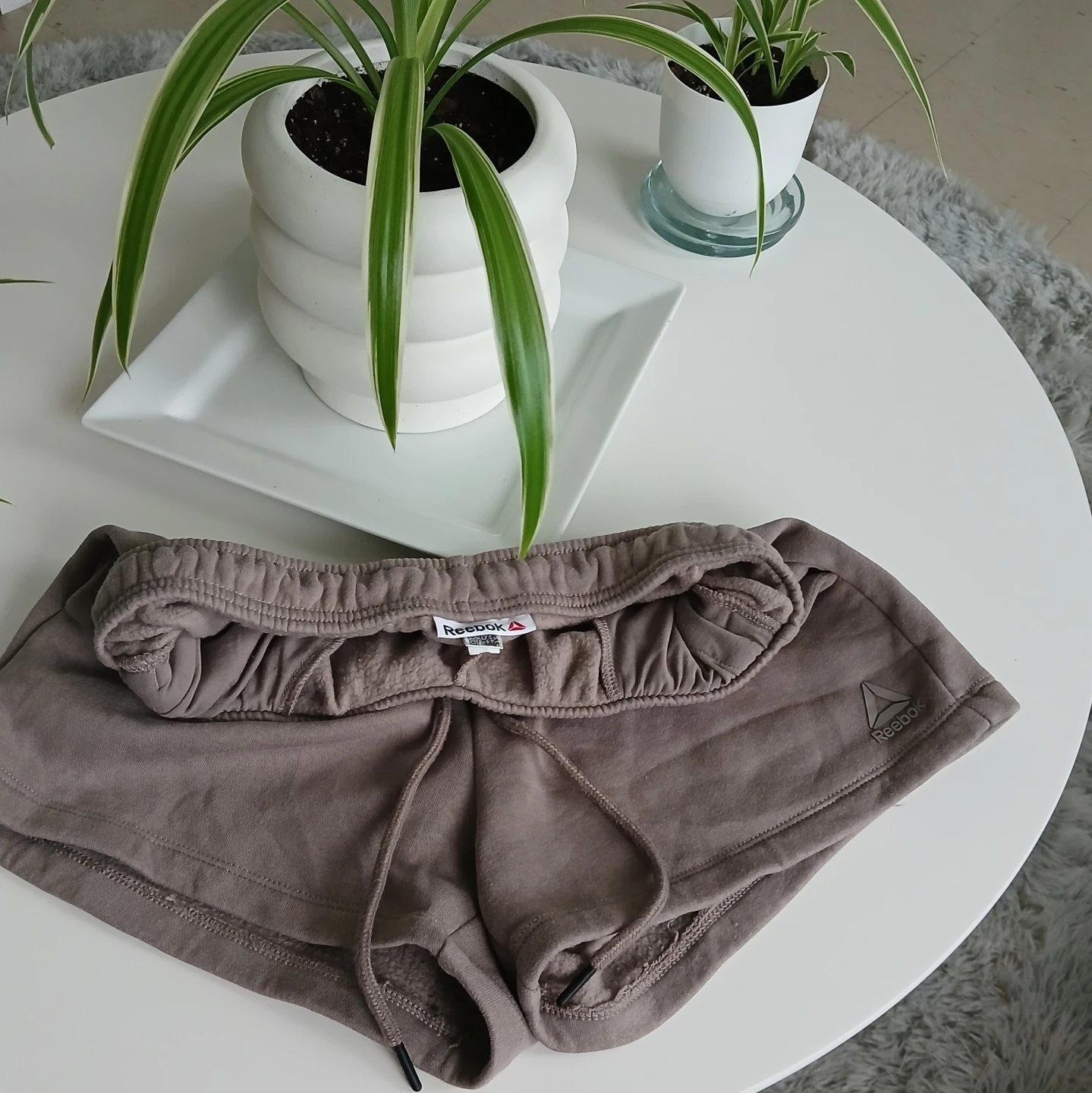 Reebok Women's Taupe Sweat Shorts