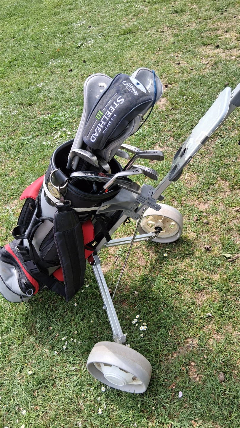 Callaway Steelhead III Golf Club Set with Bag and Push Cart - photo 5