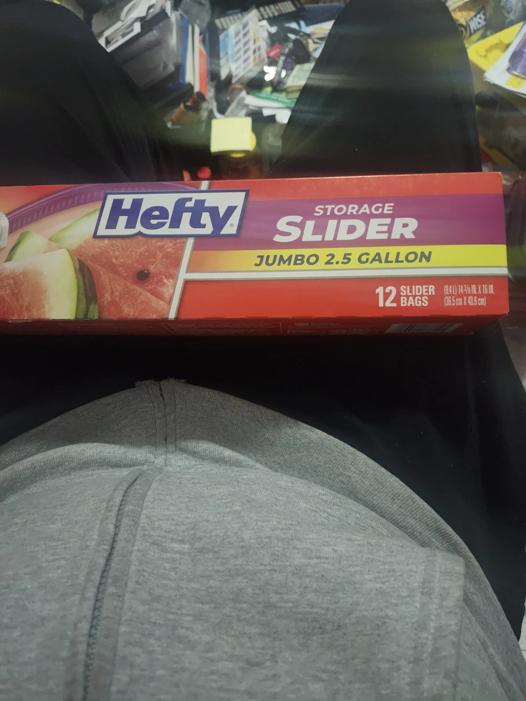 Hefty Storage Slider Jumbo 2.5 Gallon Bags (12 Count)