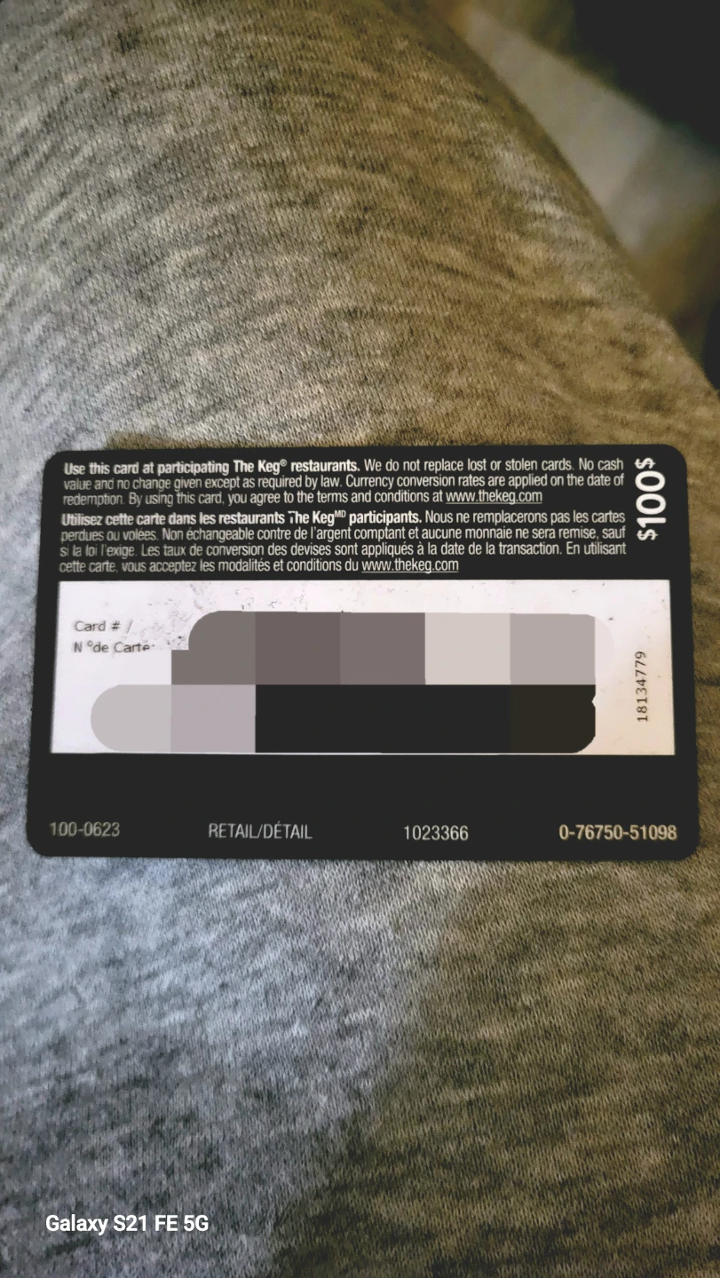 The Keg $100 Gift Card - photo 2