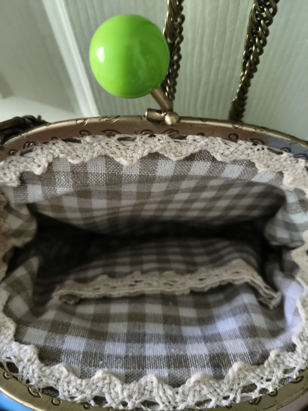 Small Purse with Lotus Flower Design - photo 3