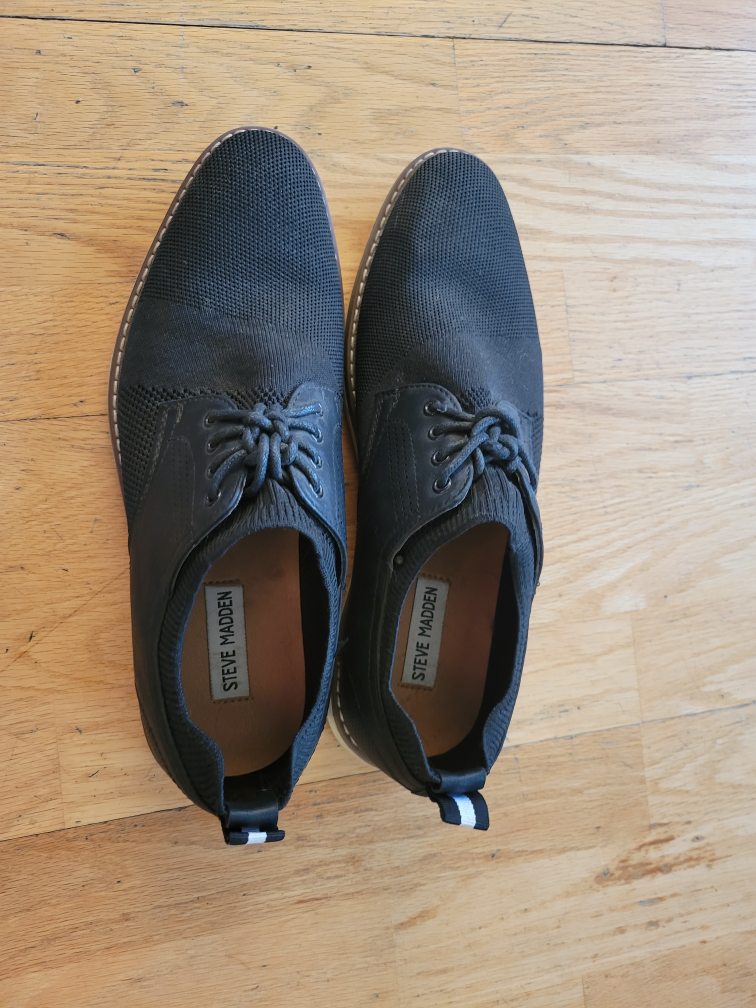 Steve Madden Black Derby Shoes - photo 3