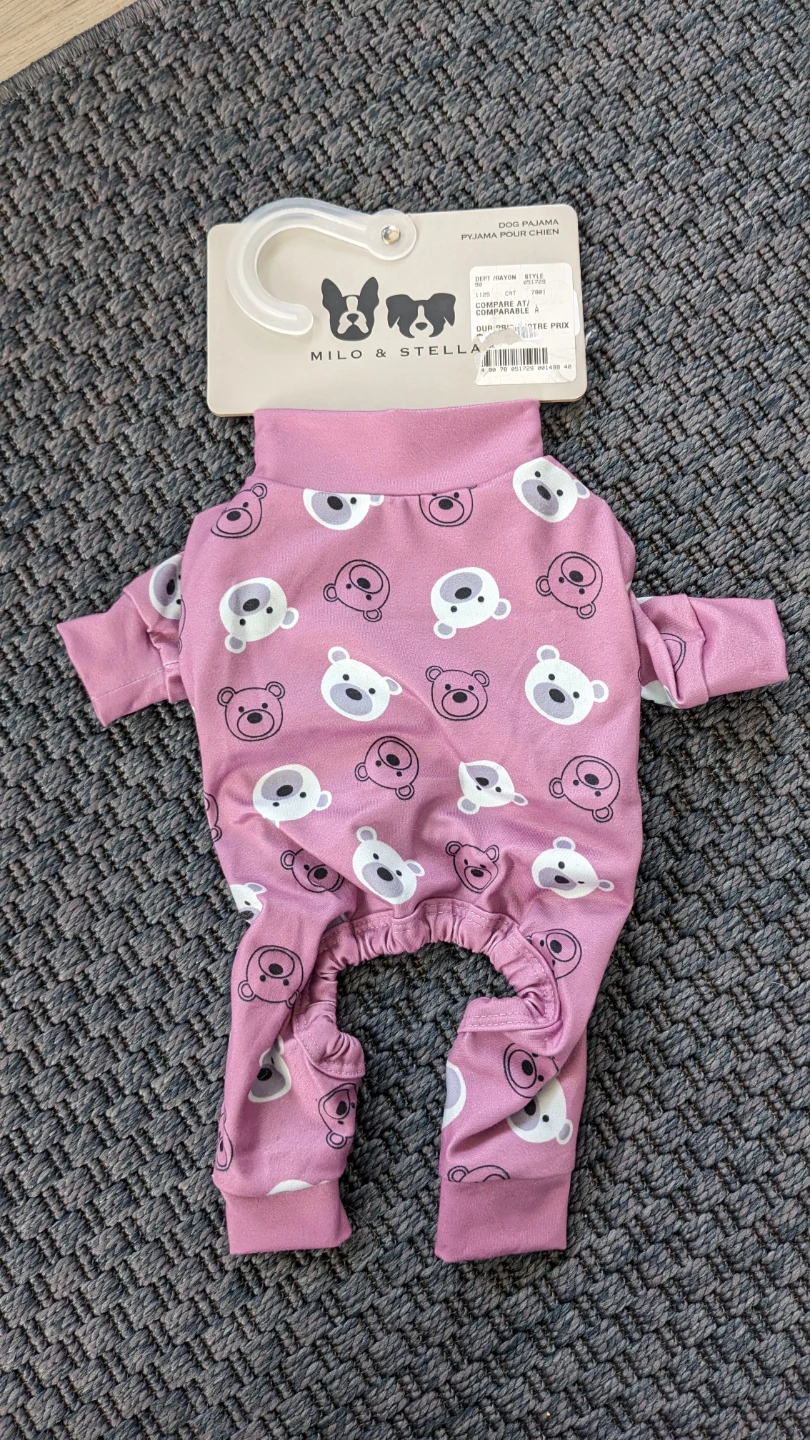 Small Dog Pajama Clothing - Brand New Unused