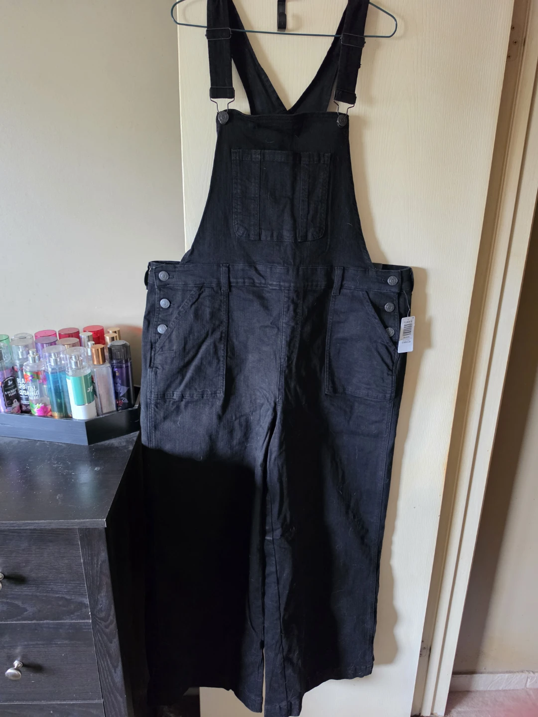 Torrid Black Wide Leg Vintage Stretch Overall - Size 18 Regular