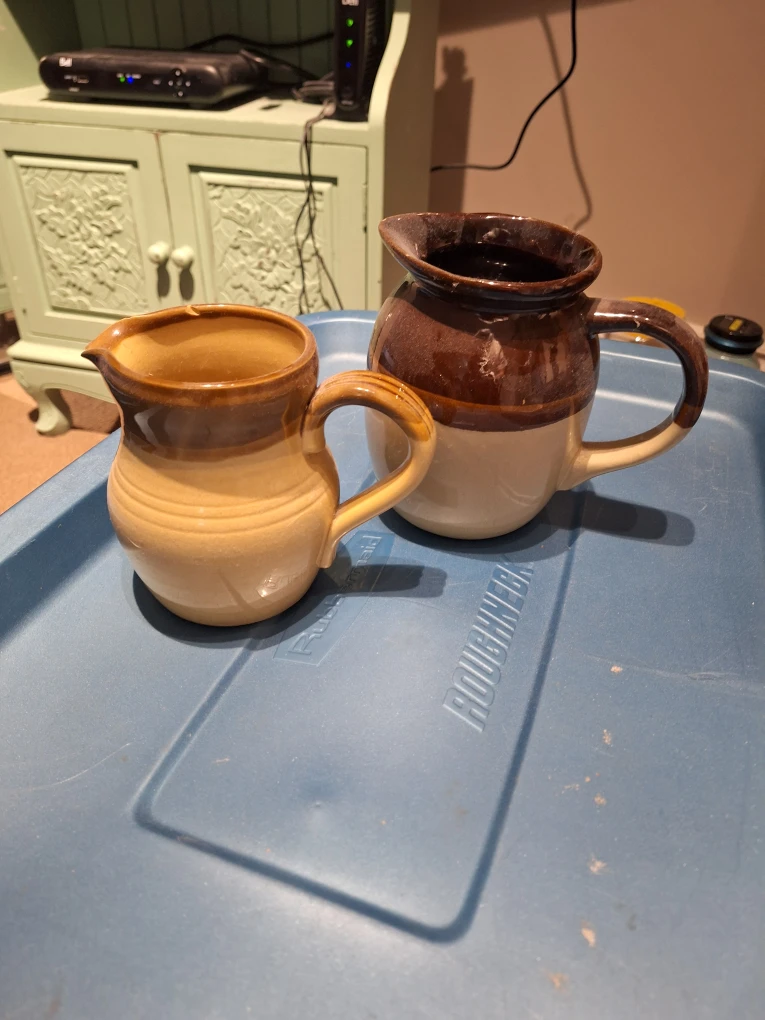 Two vintage Ceramic Creamers/Pitchers