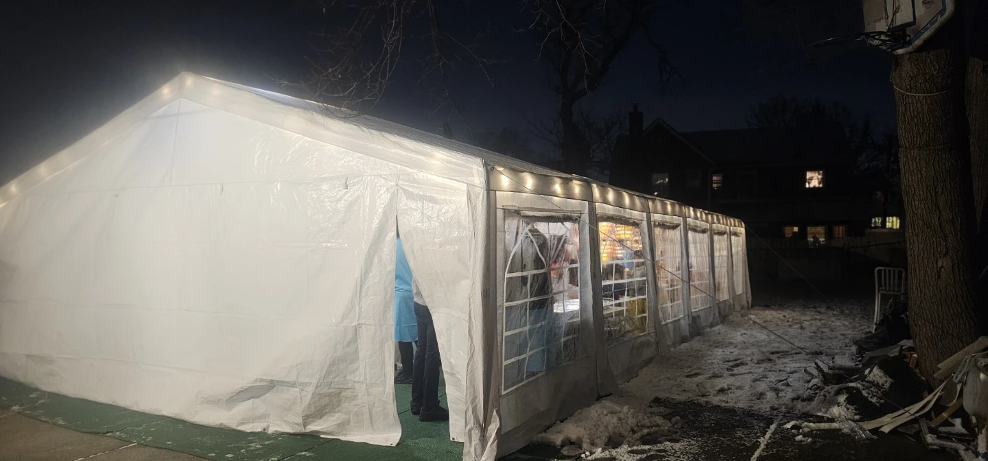 QuickBuild White Party Tent Canopy