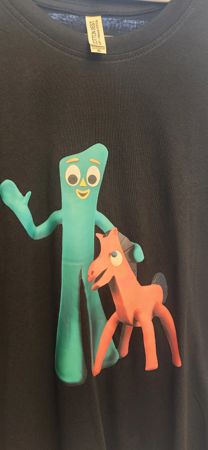 Black Gumby & Pokey T-Shirt XL - photo 2