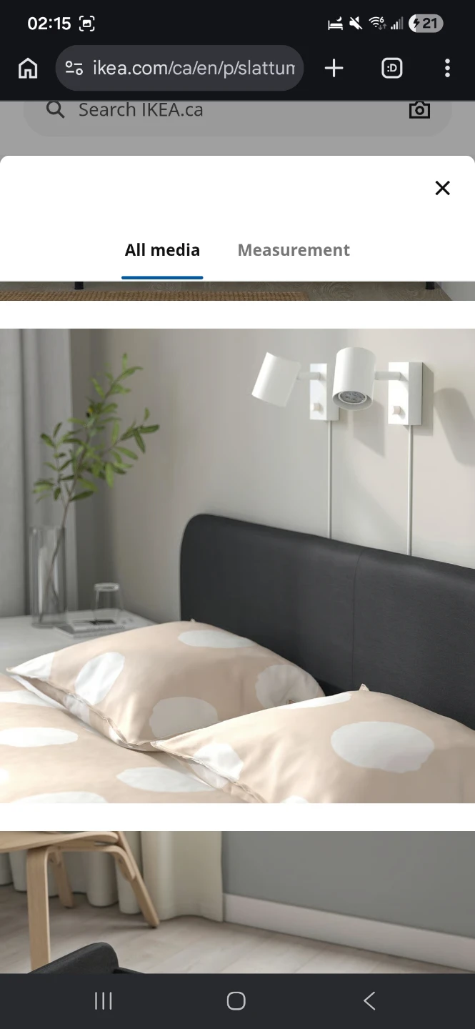 IKEA Slattum Bed Frame - Dark Grey - photo 3