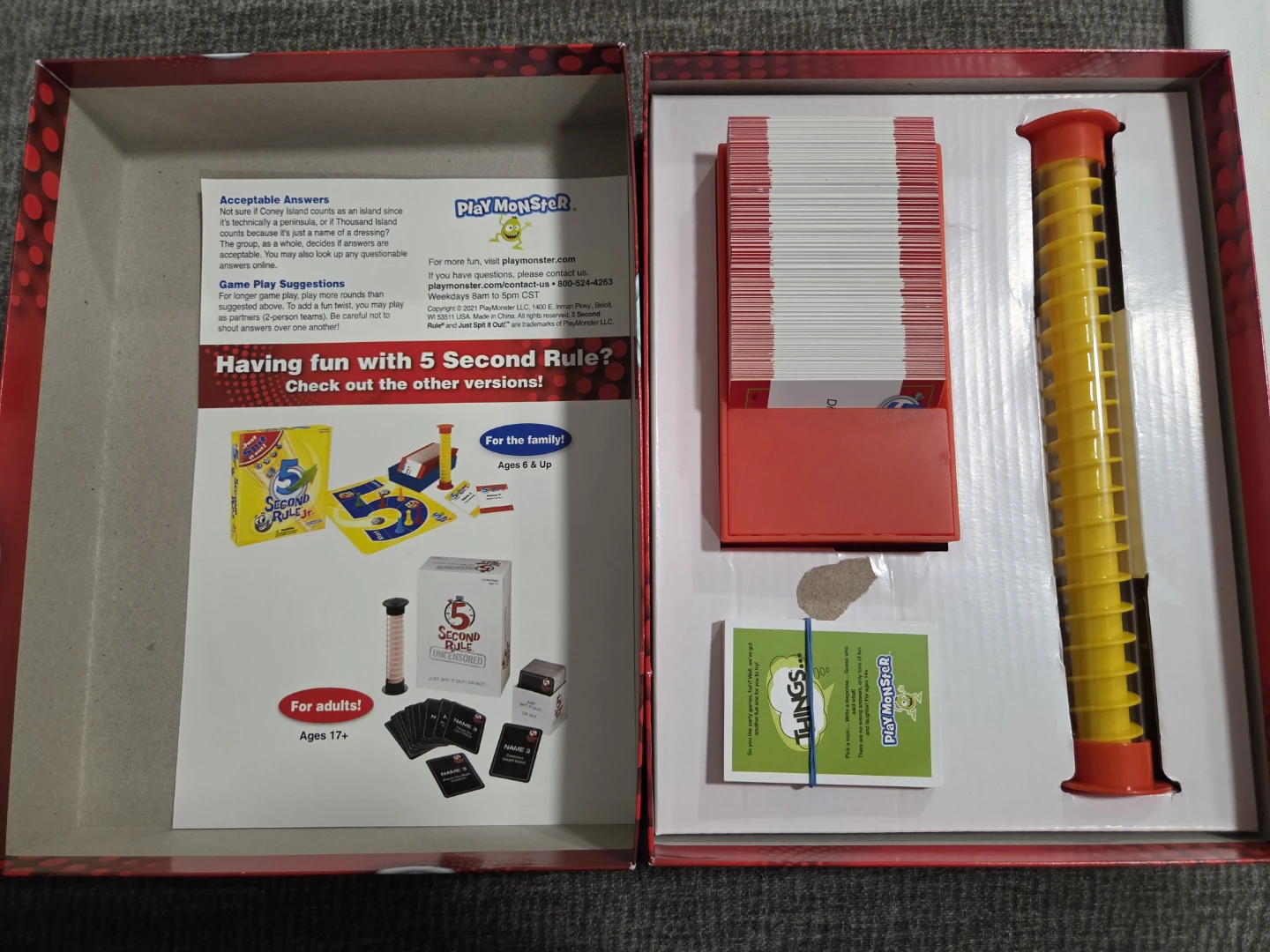5 Second Rule 4th Edition Card Game - photo 2