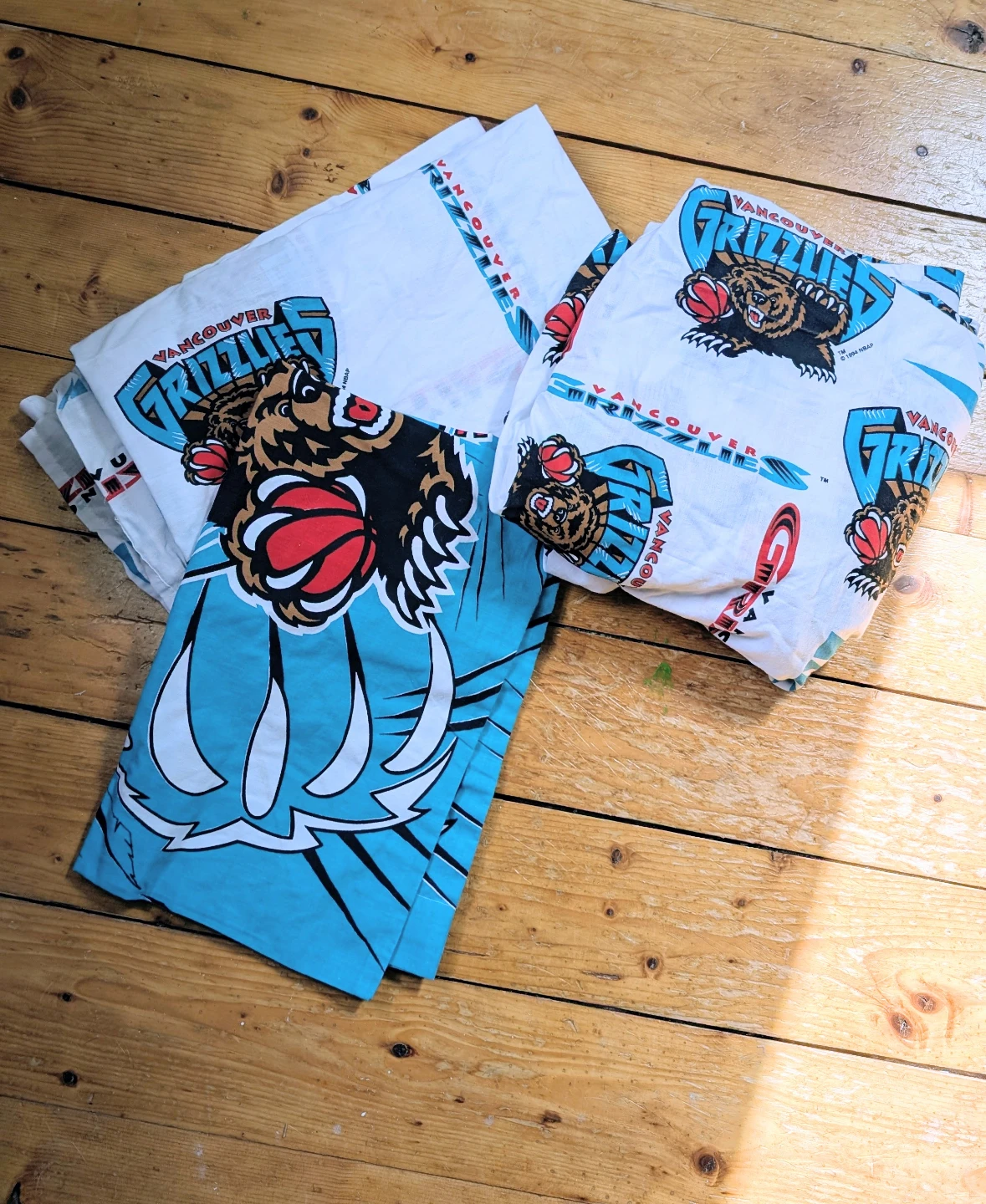 1994 Vancouver Grizzlies Twin Bed Set