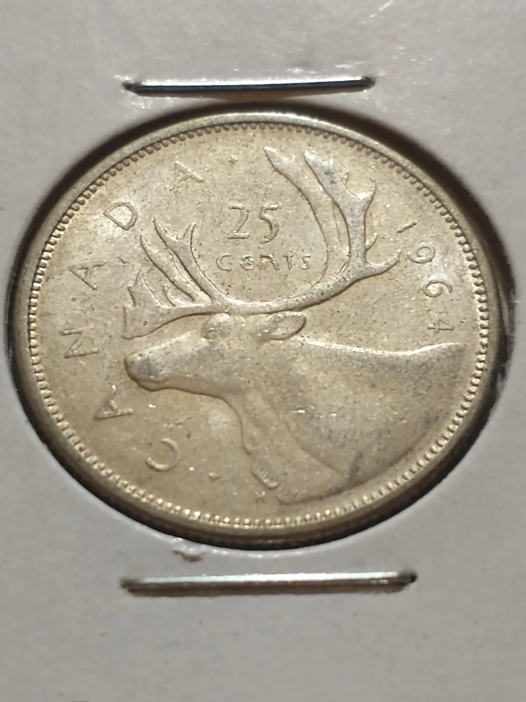 1964 Canadian 25 Cent Coin - Queen Elizabeth II