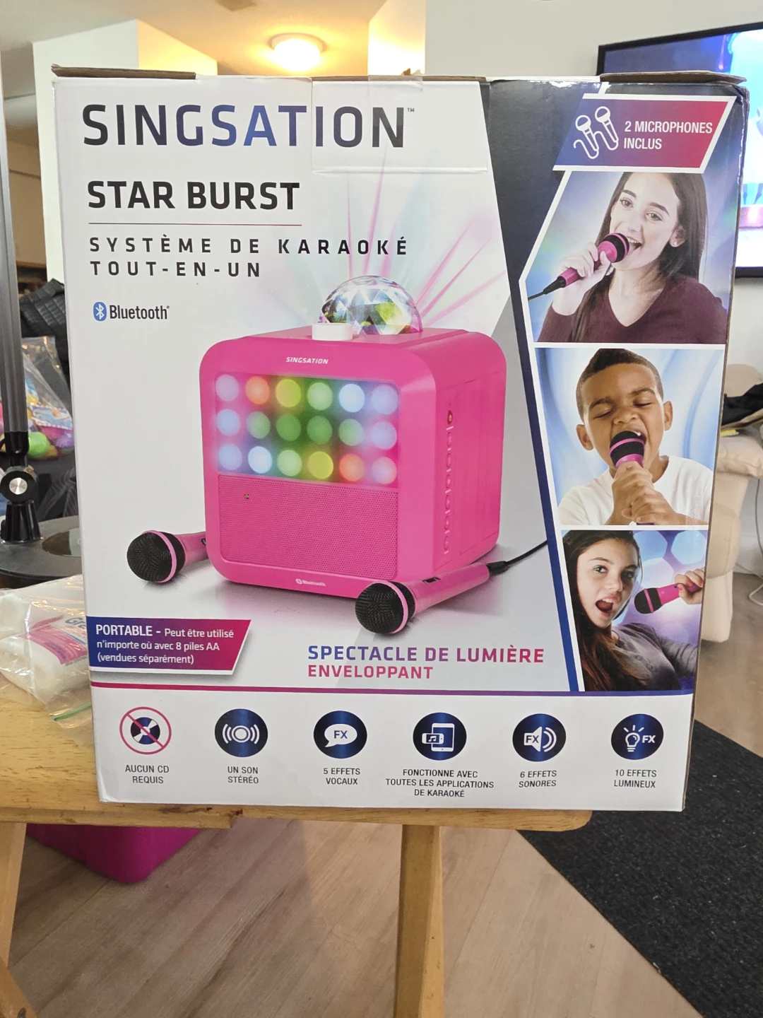 Singsation Star Burst Bluetooth Karaoke M