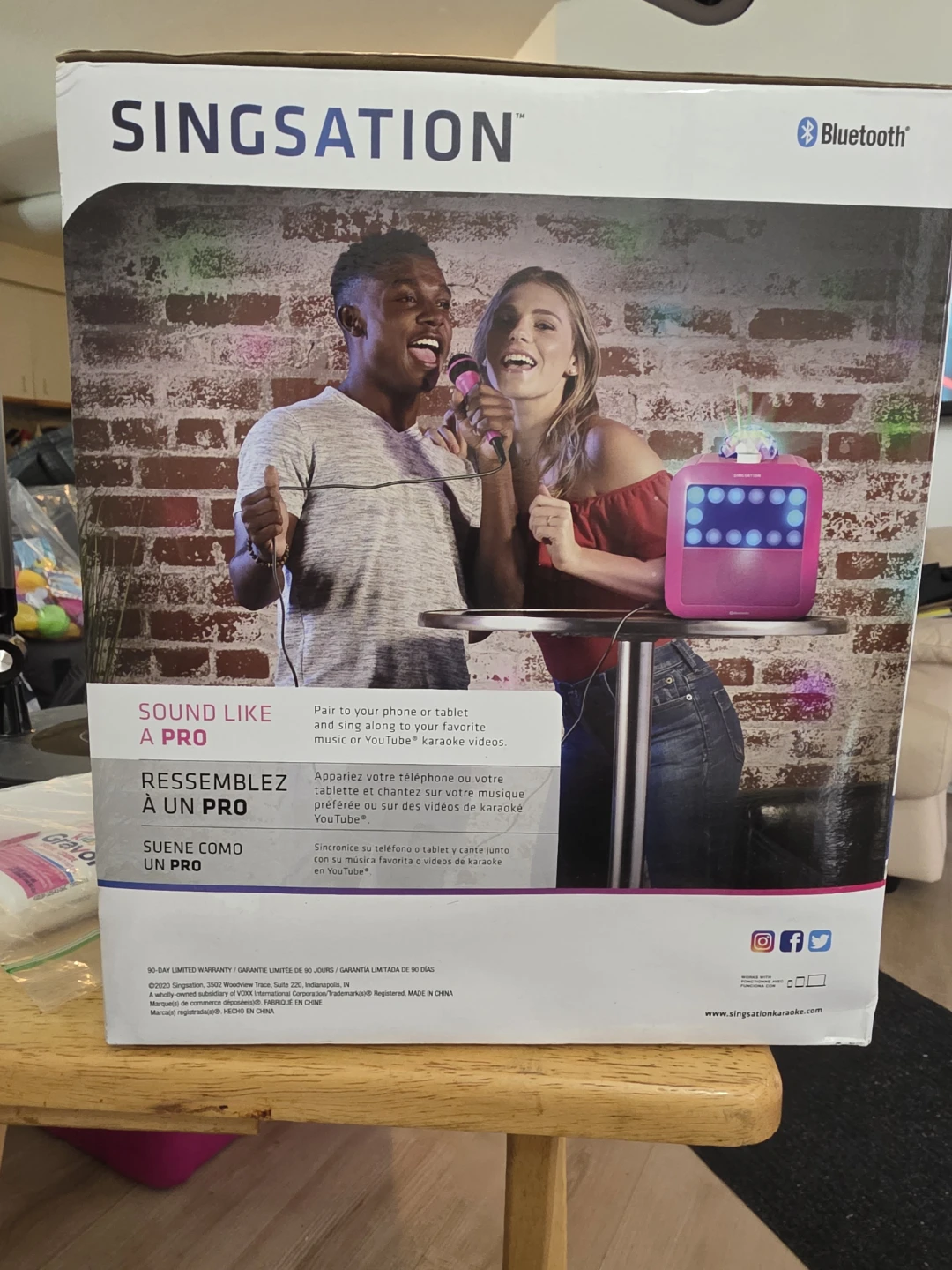 Singsation Star Burst Bluetooth Karaoke M - photo 2