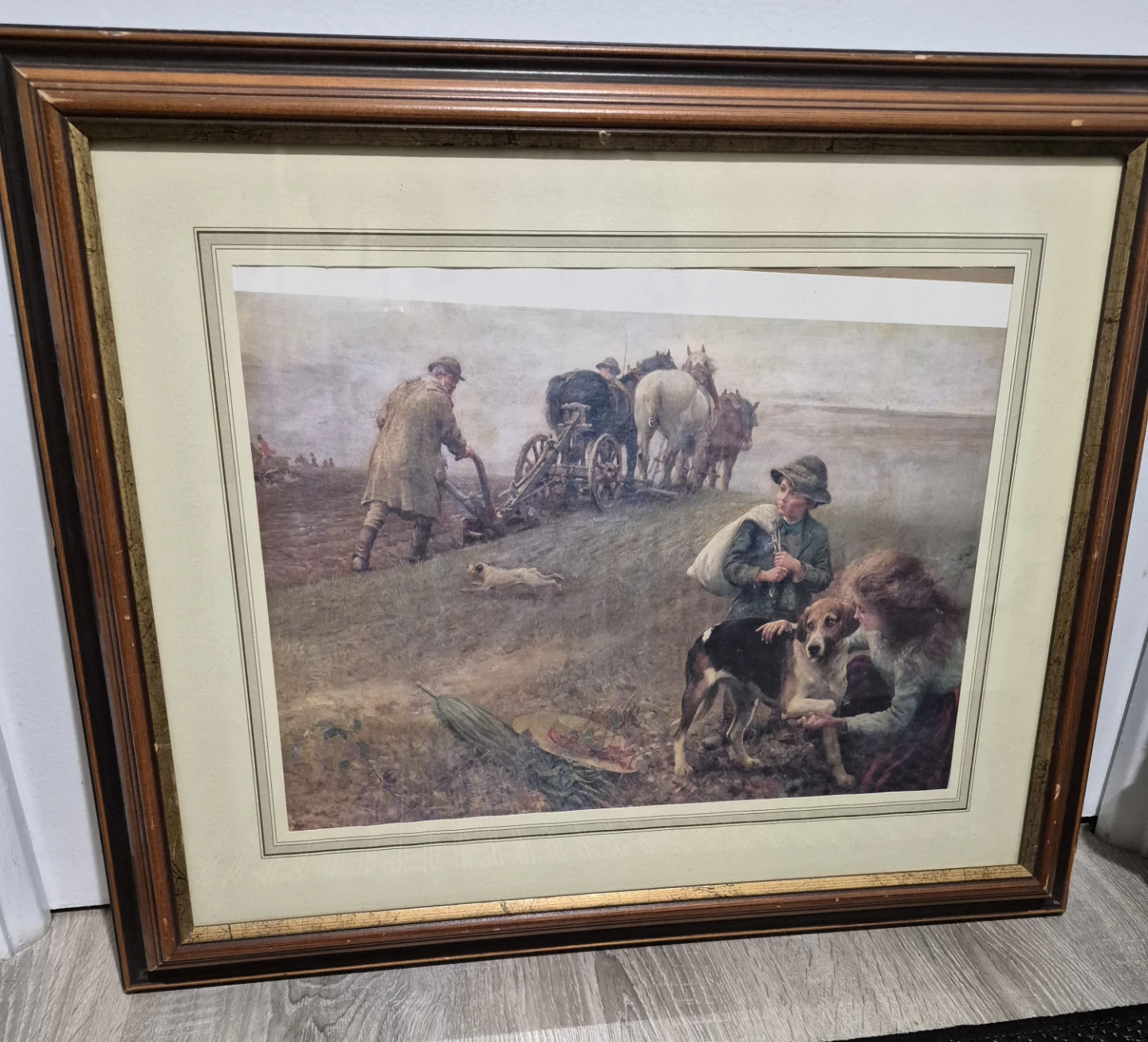 FREE Framed Artwork Print - Farm Scene