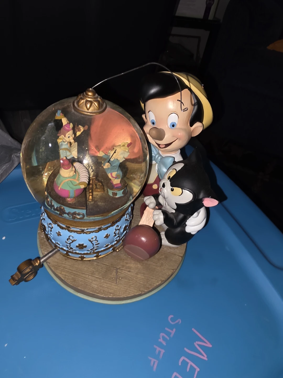 Disney Pinocchio Musical Snow Globe