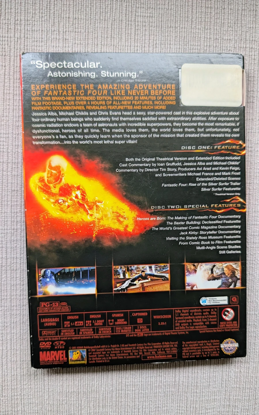 Fantastic Four Extended Edition DVD Movie - photo 2