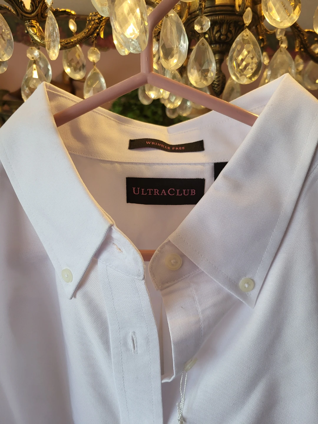 BRAND NEW, Ultra Club Ladies' Wrinkle Free  Shirt - White - 2XL - photo 2