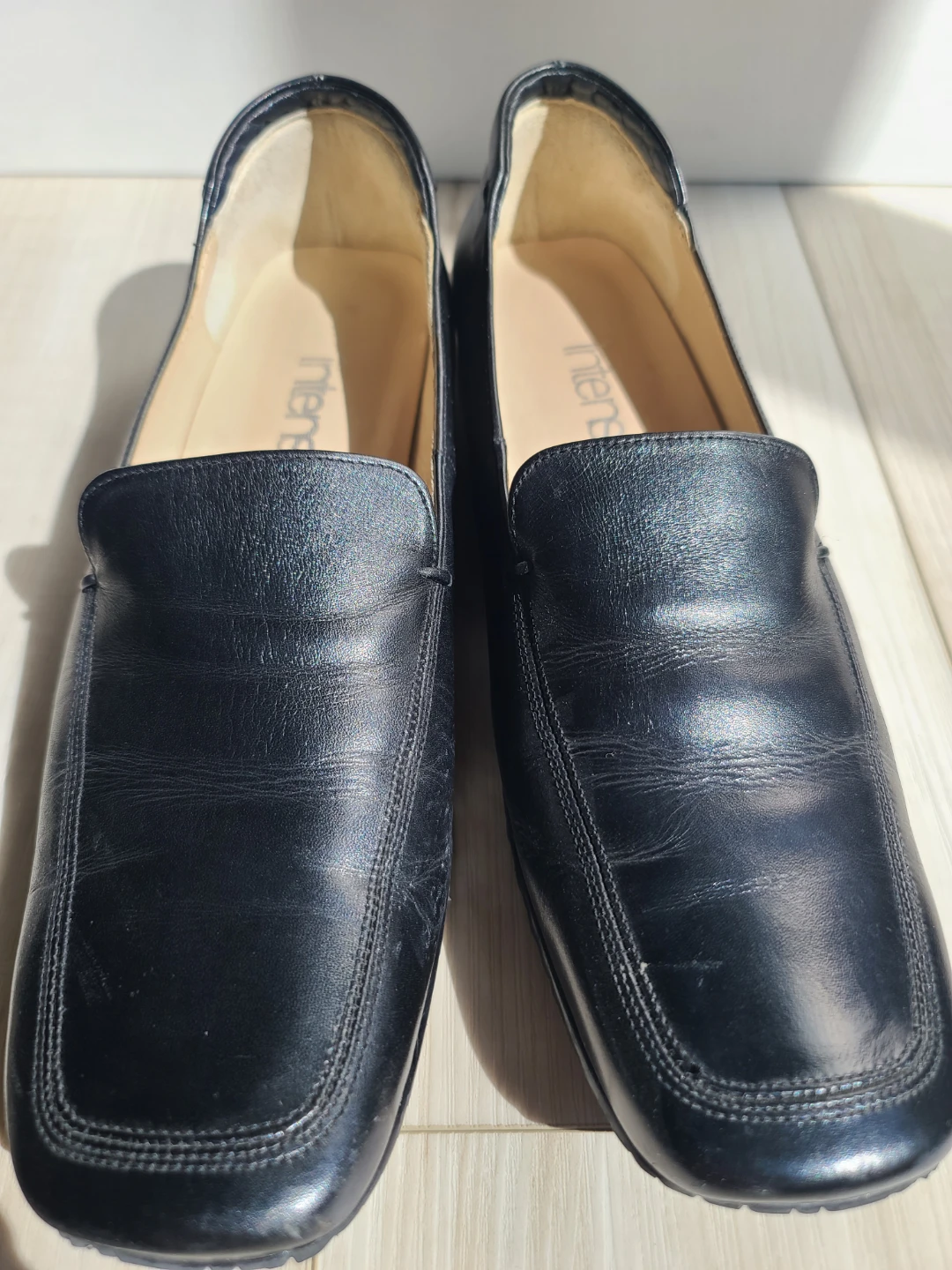 Nisay Black Leather Loafers - photo 2
