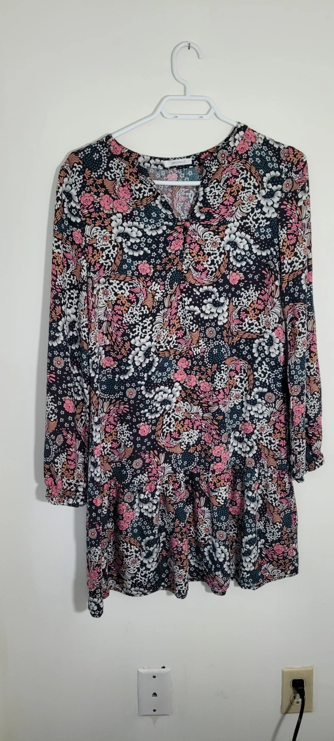 Promod Floral Dress - Size Medium