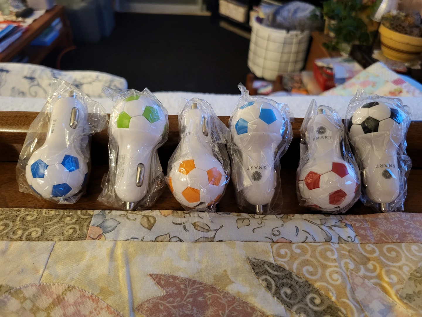 Soccer Ball Car Chargers Asst Colours - photo 2
