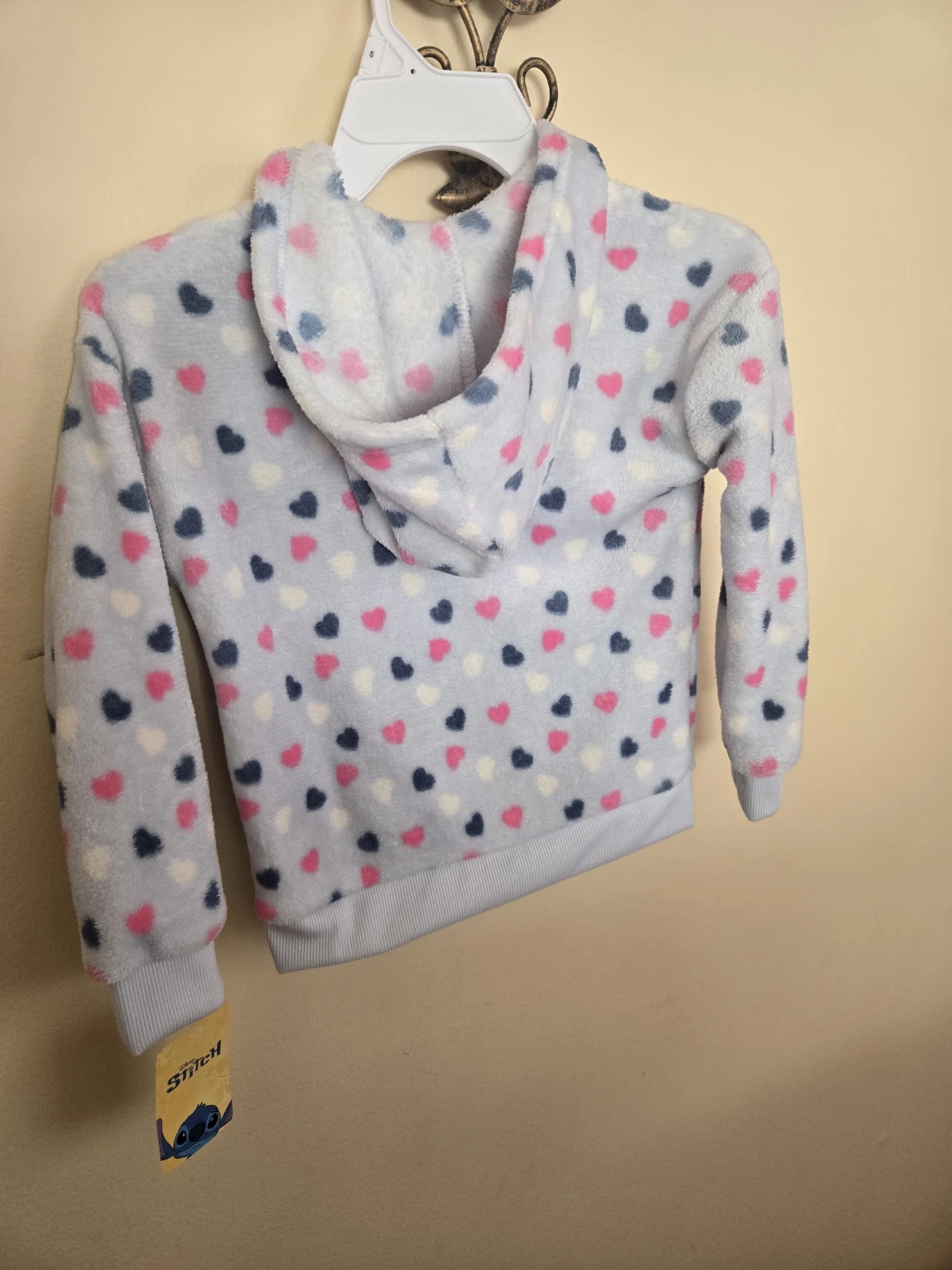 Disney Stitch Fleece Hoodie Size 5 - photo 2