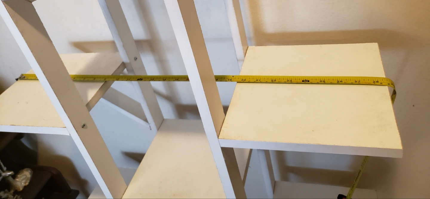 White Tiered Plant Stand / Display Shelf - photo 4