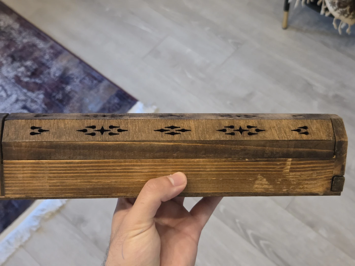 Wooden Incense Burner Box