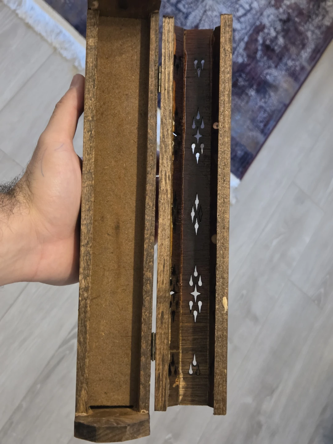 Wooden Incense Burner Box - photo 3