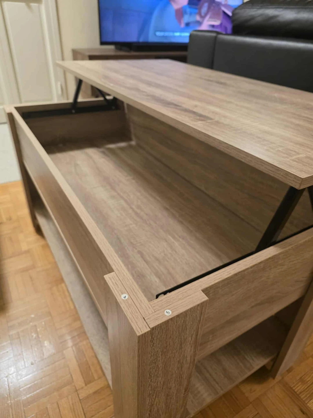 HOMCOM Lift Top Coffee Table with Storage - photo 5