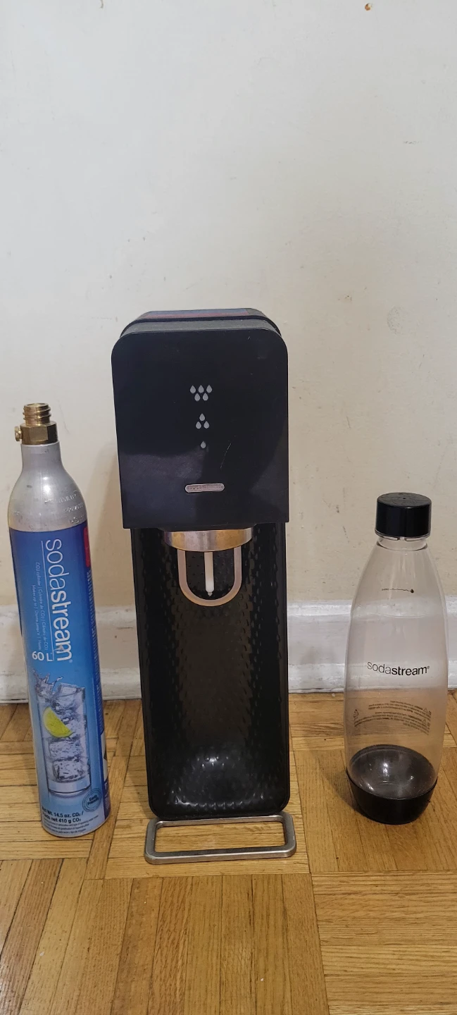 SodaStream Soda Maker with CO2 Cylinder and Bottle