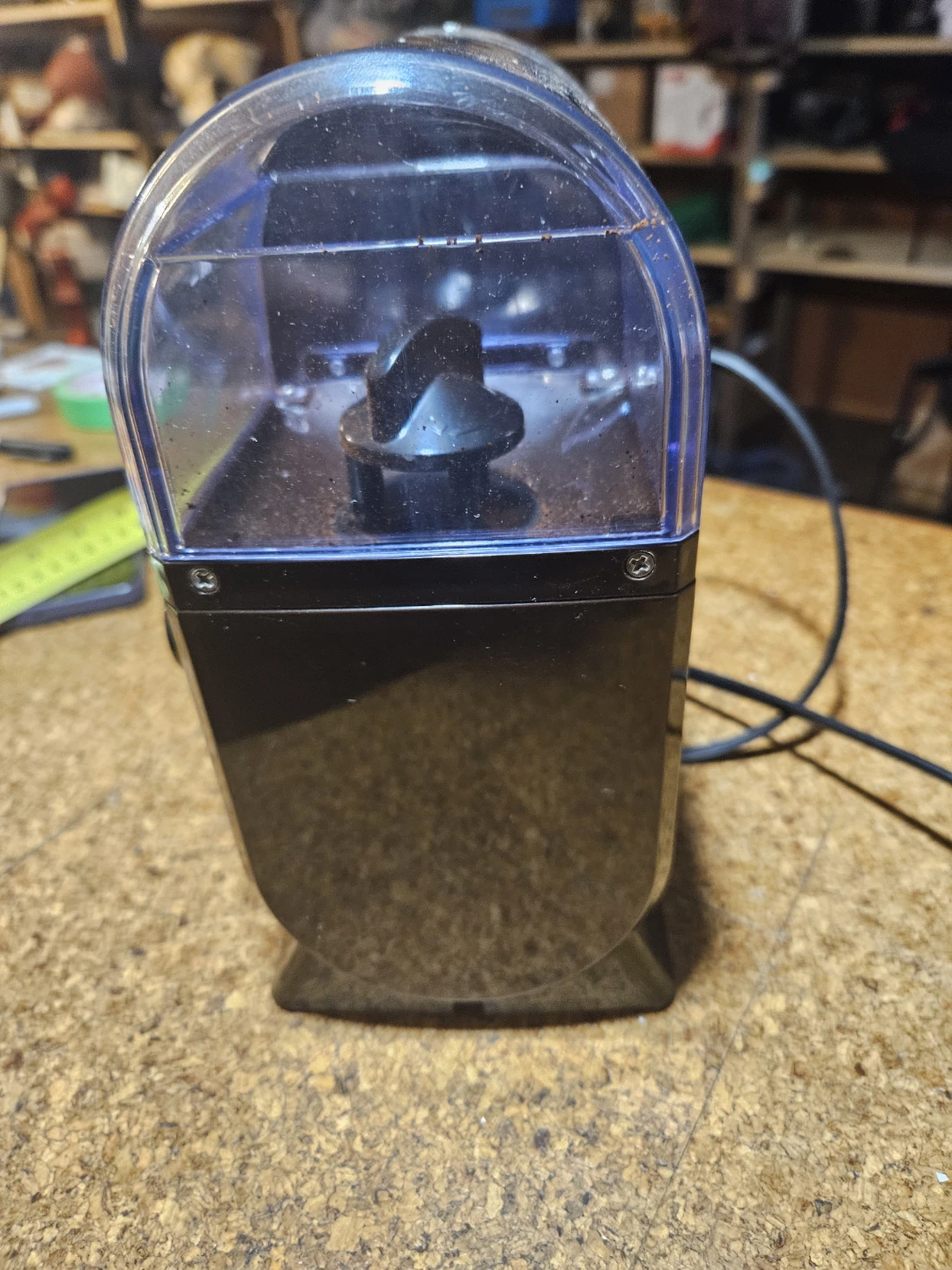 Black Electric Pencil Sharpener with Timer - photo 5