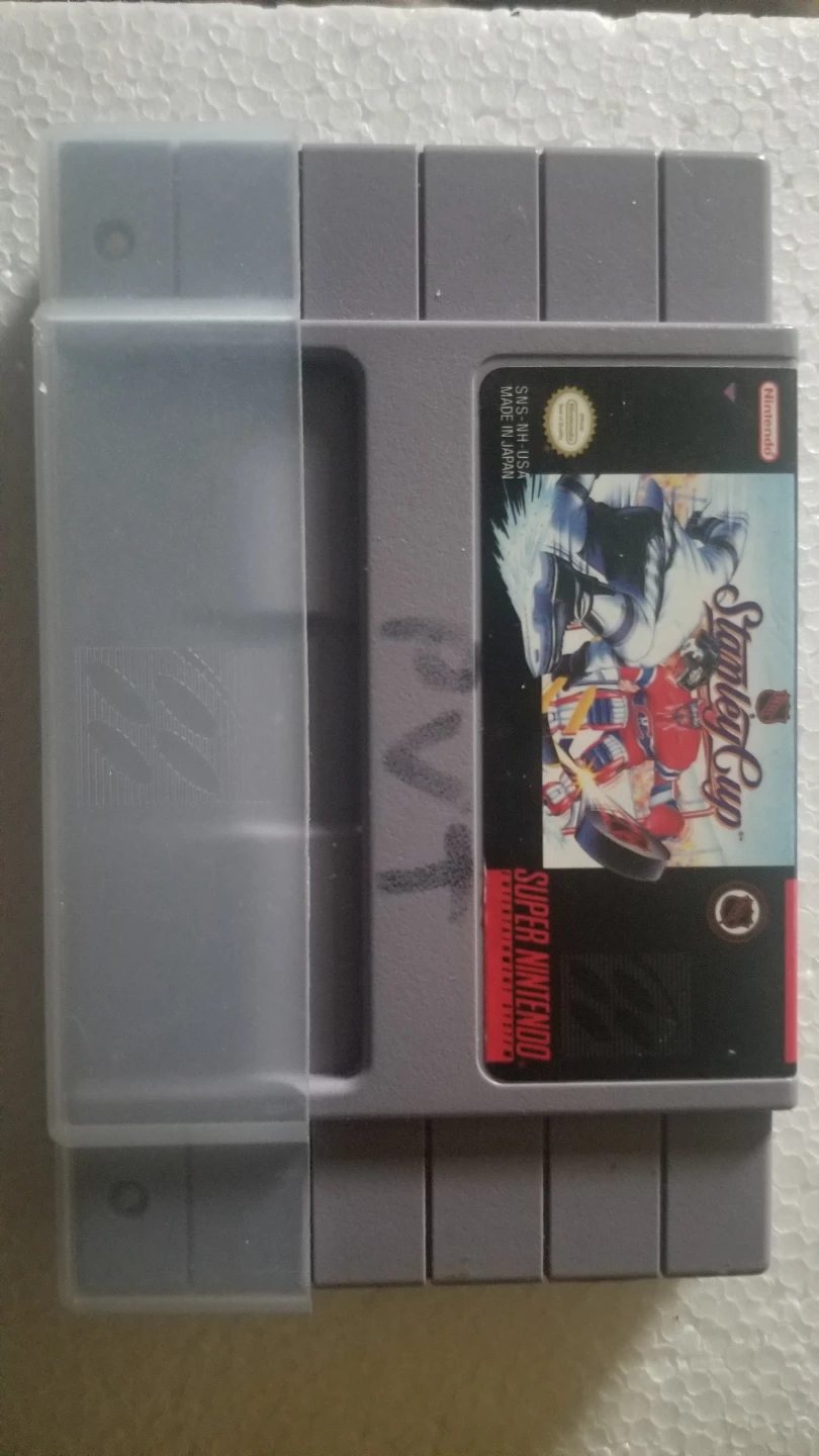 NHL Stanley Cup Super Nintendo Game Cartridge - photo 5